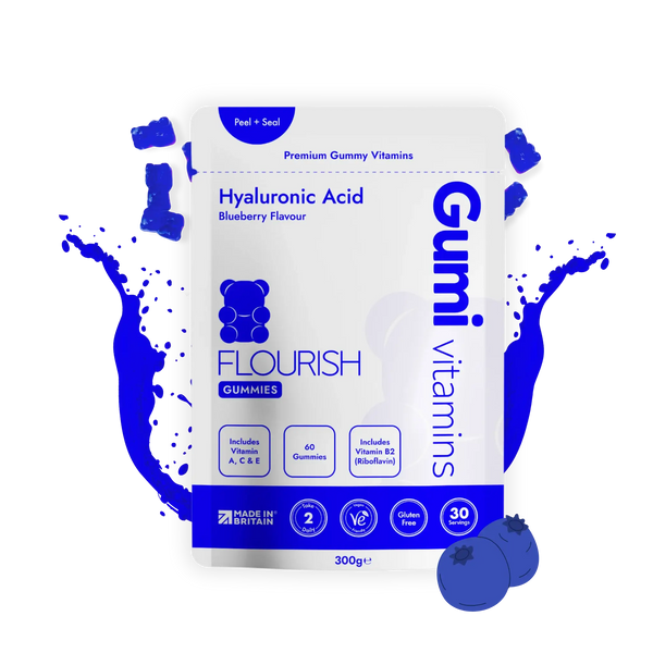 Gumi vitamins Flourish - Hyaluronic Acid 60pcs