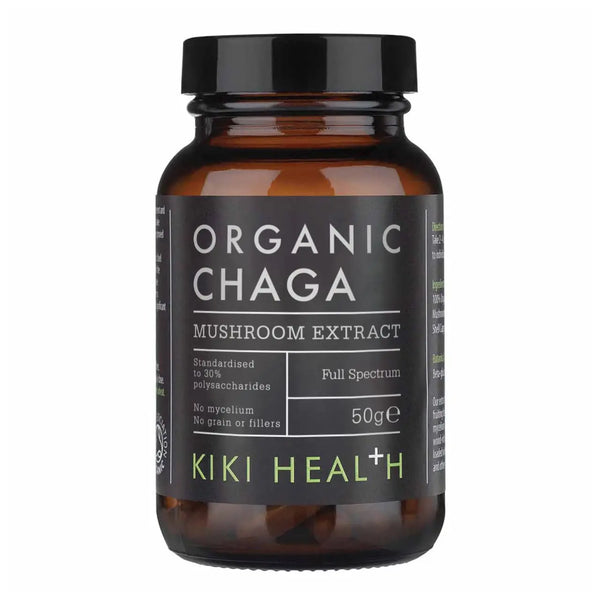 KIKI HEALTH Organic Mushroom Extract Powder 50g - Chaga