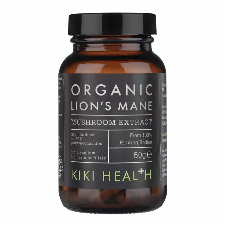 KIKI HEALTH Organic Mushroom Extract Powder 50g - Lion's Mane