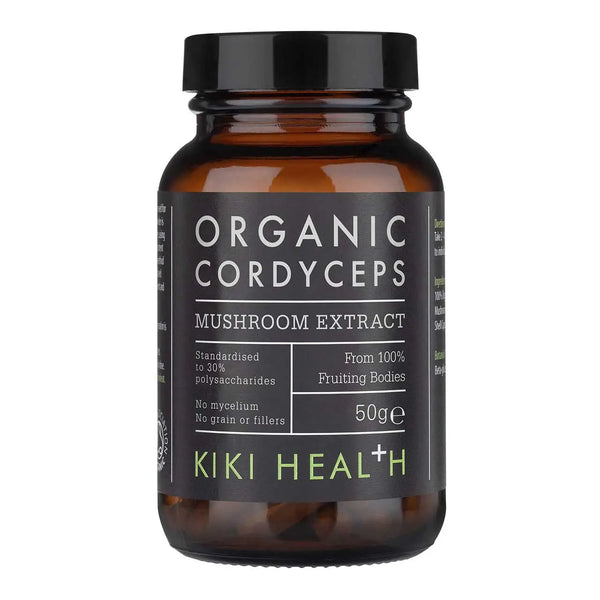 KIKI HEALTH Organic Mushroom Extract Powder 50g - Cordyceps